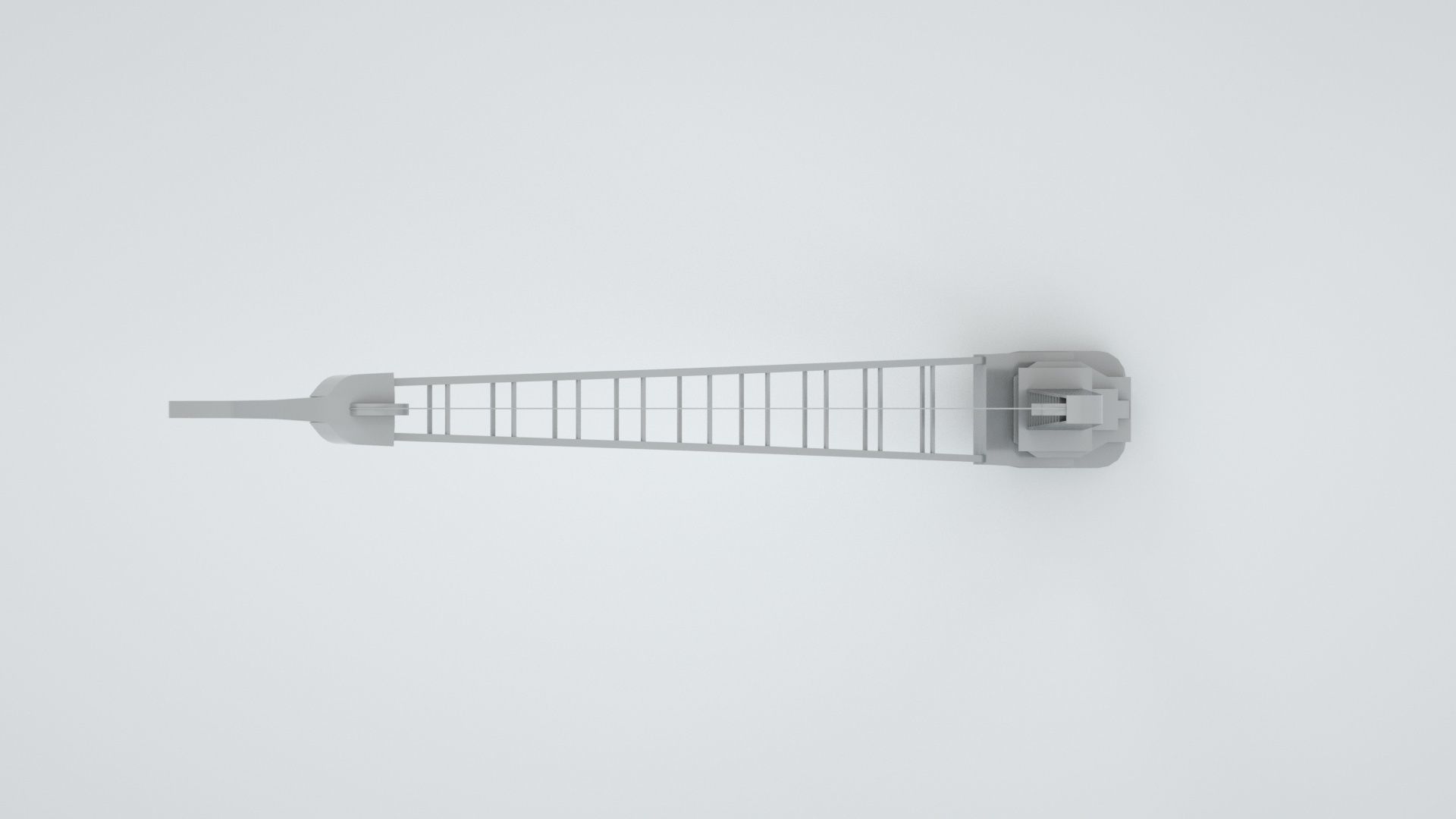 Naval Crane 2 - World War 2 Battleship 3D model_5