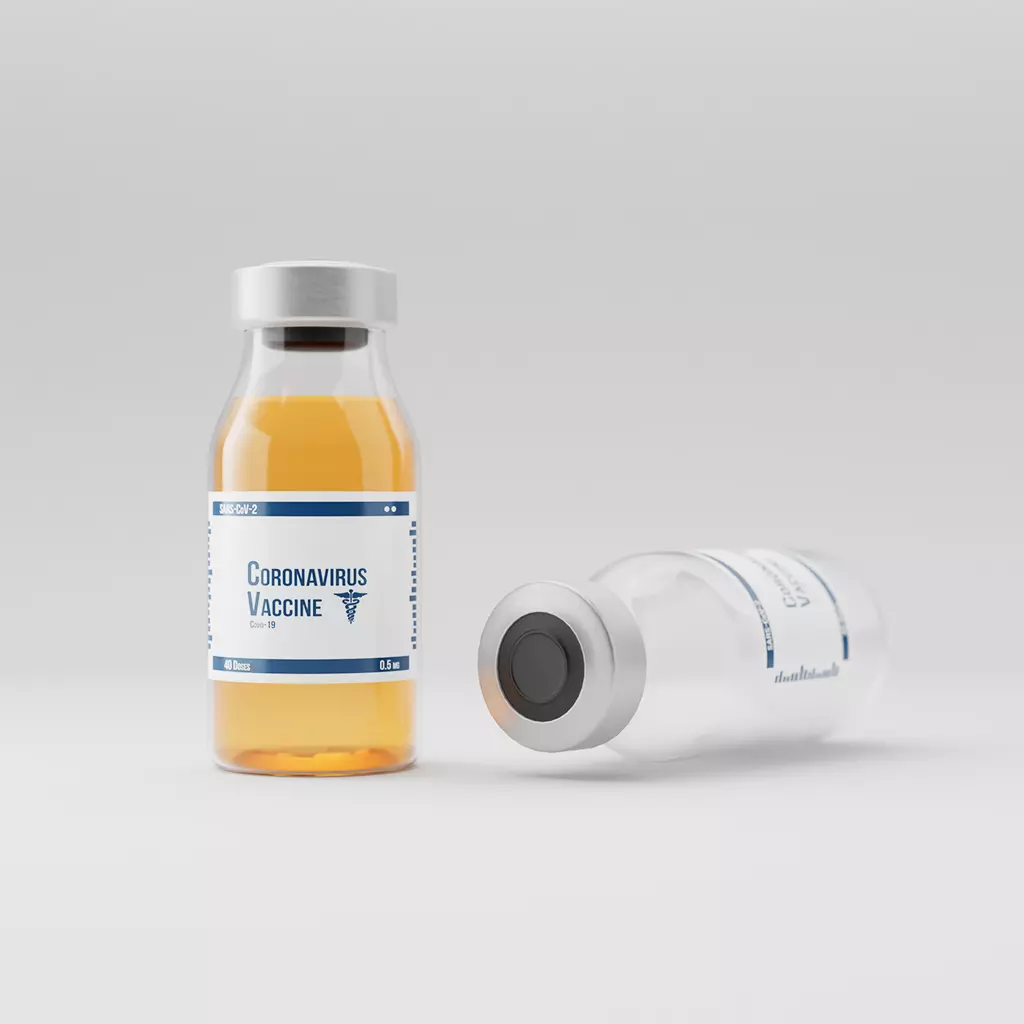 Vaccine ampoule 3D model_0