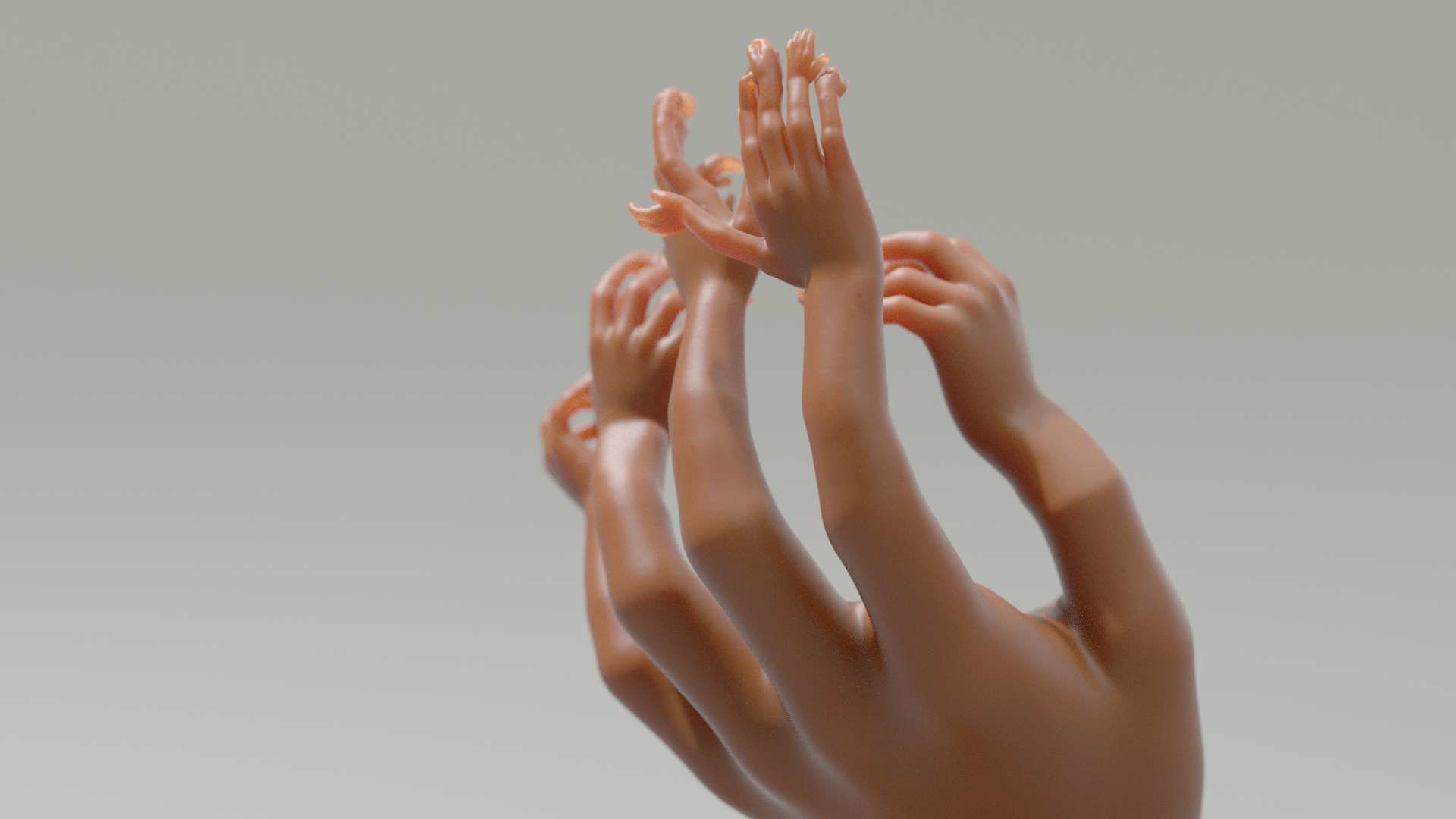 Nested hands 3D print model_8