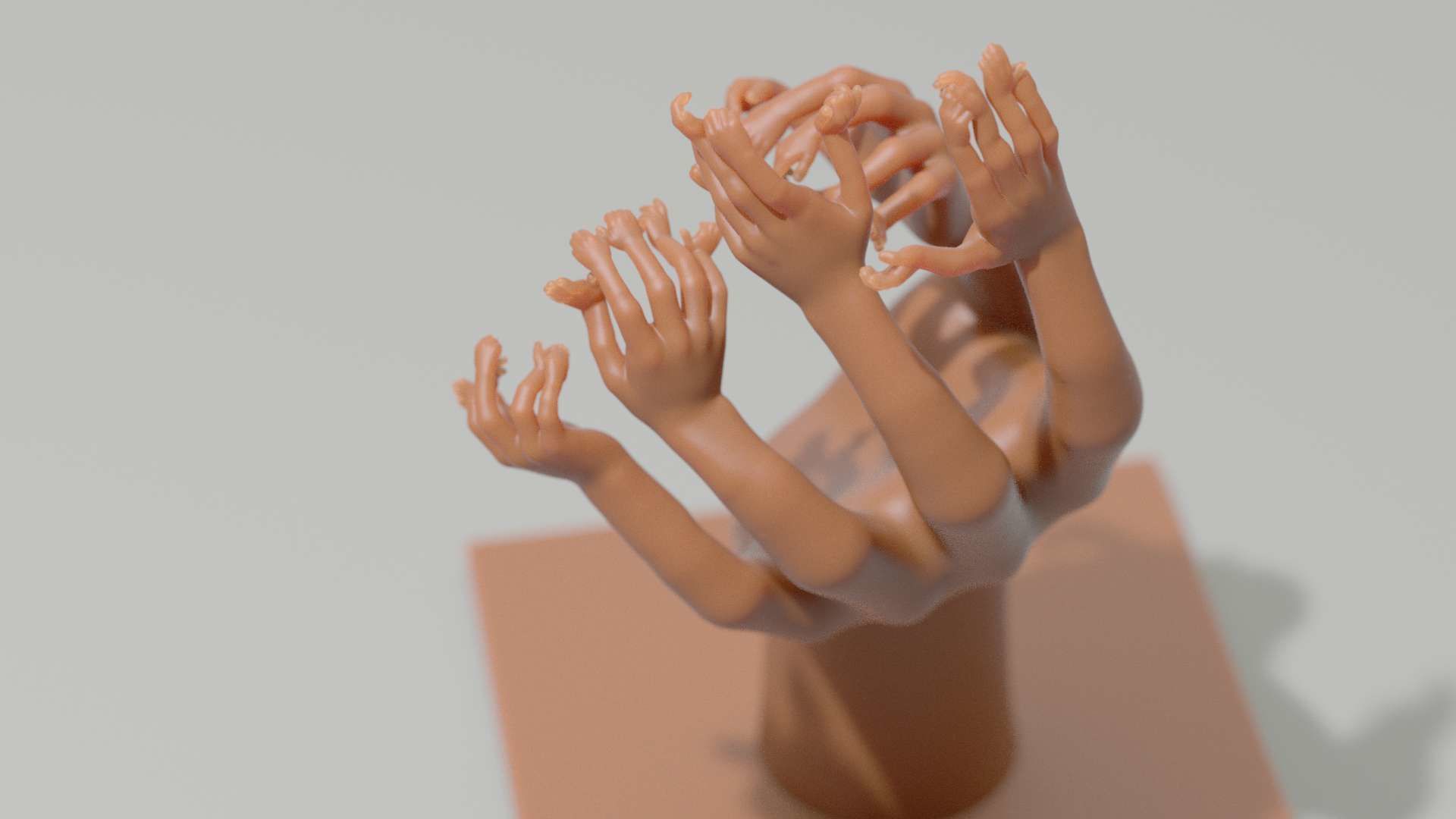 Nested hands 3D print model_7