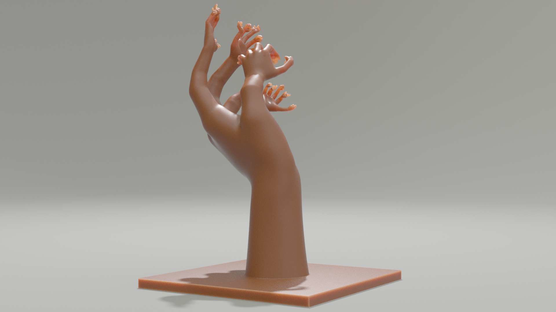 Nested hands 3D print model_4