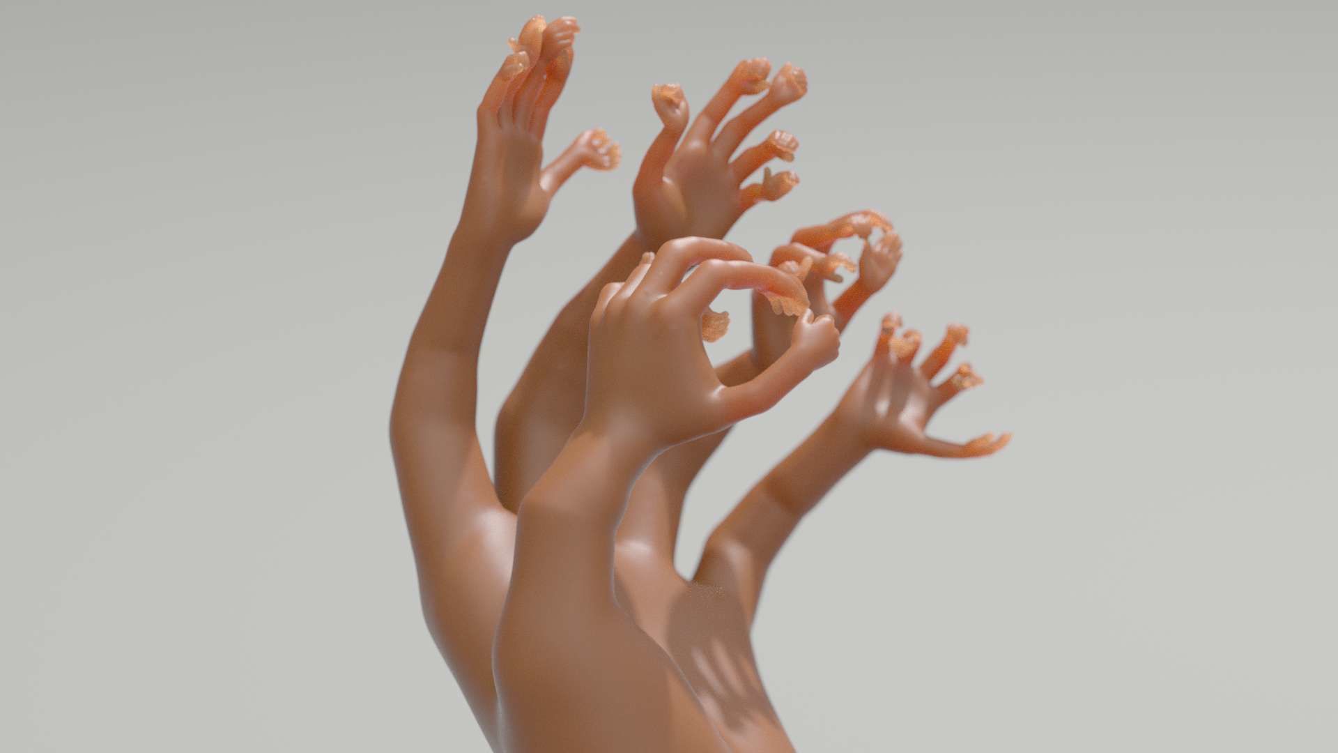 Nested hands 3D print model_9