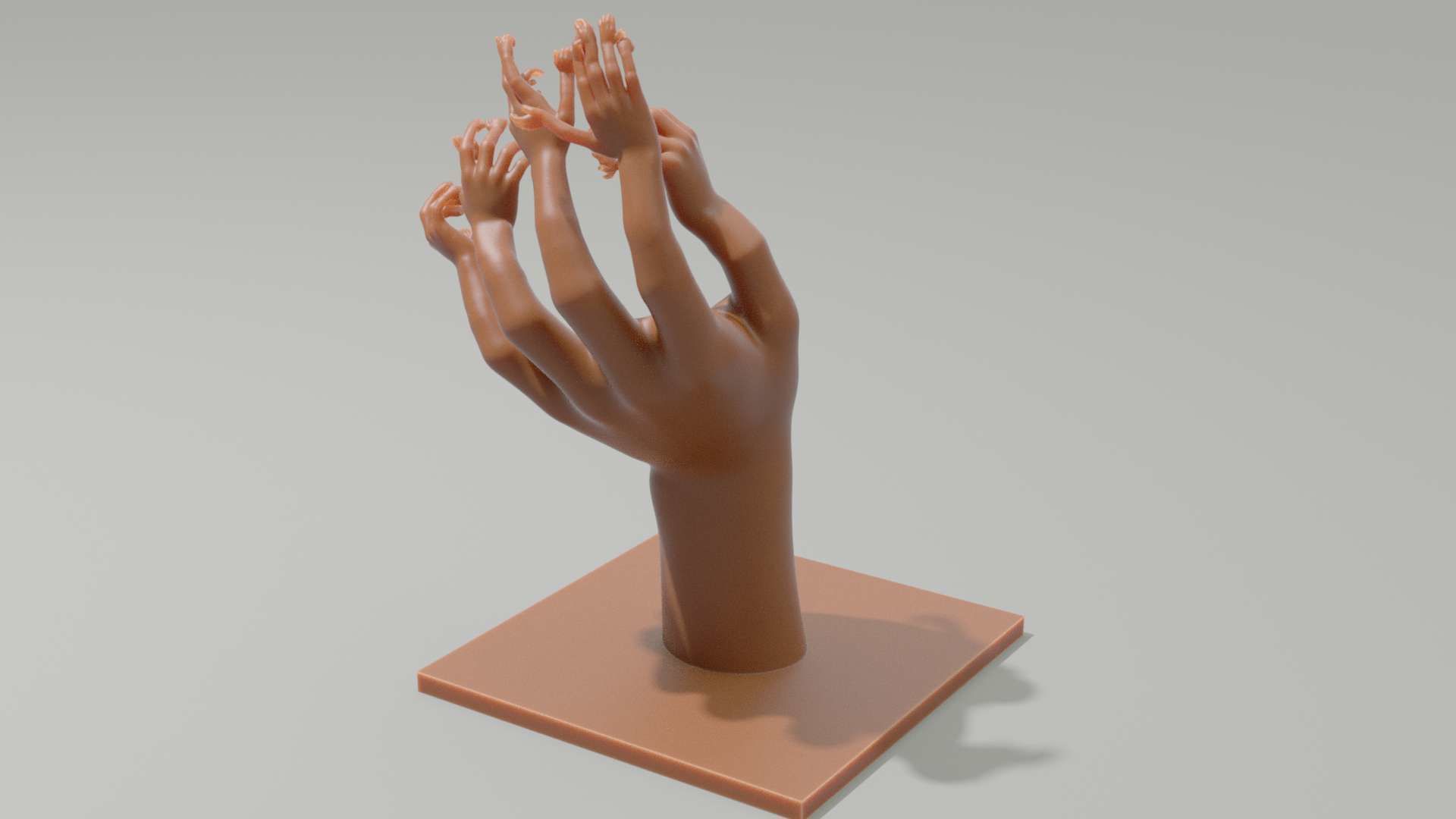 Nested hands 3D print model_3