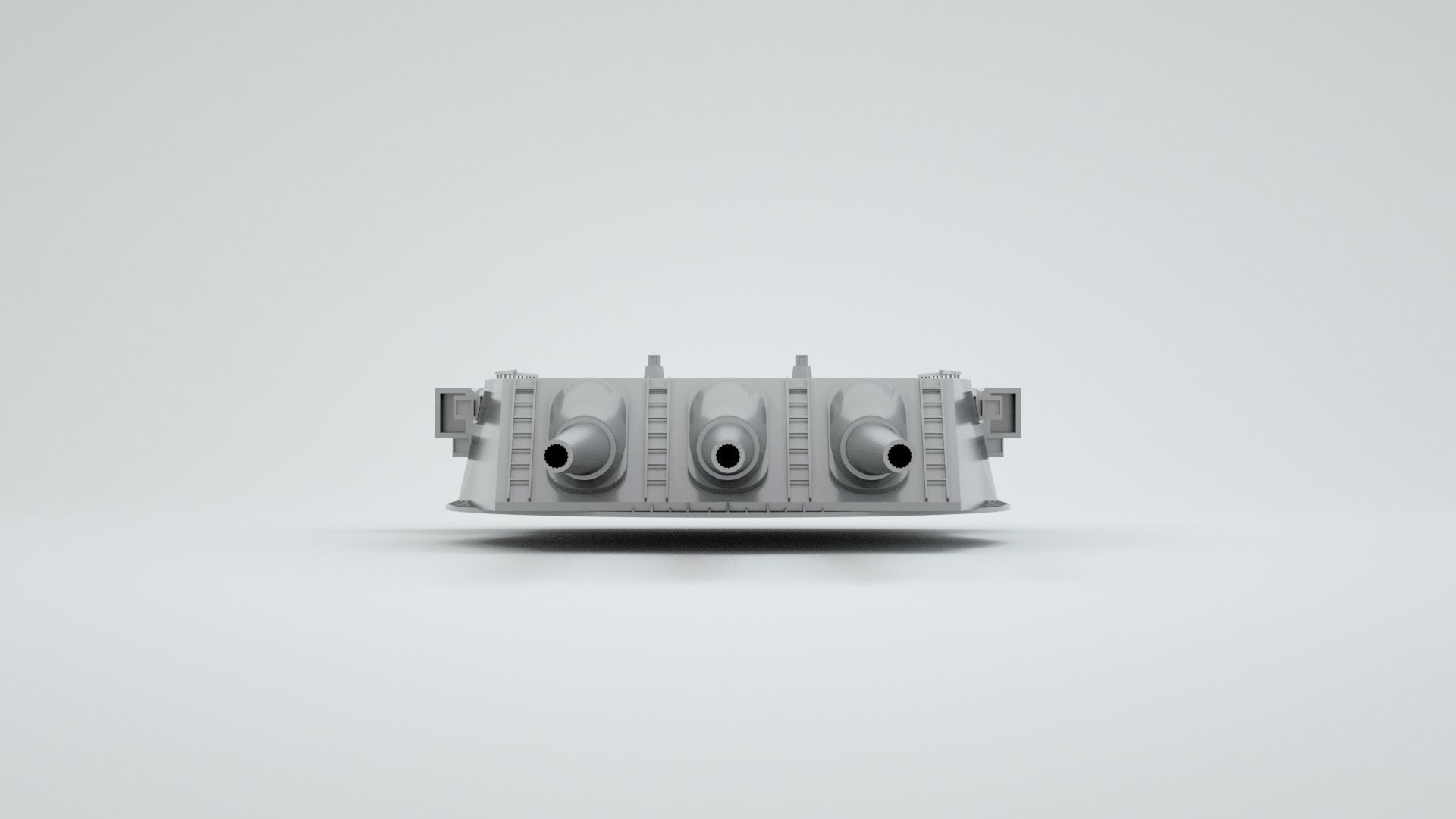 16 inch - 406mm Triple Naval Gun Mk6 3D model_2