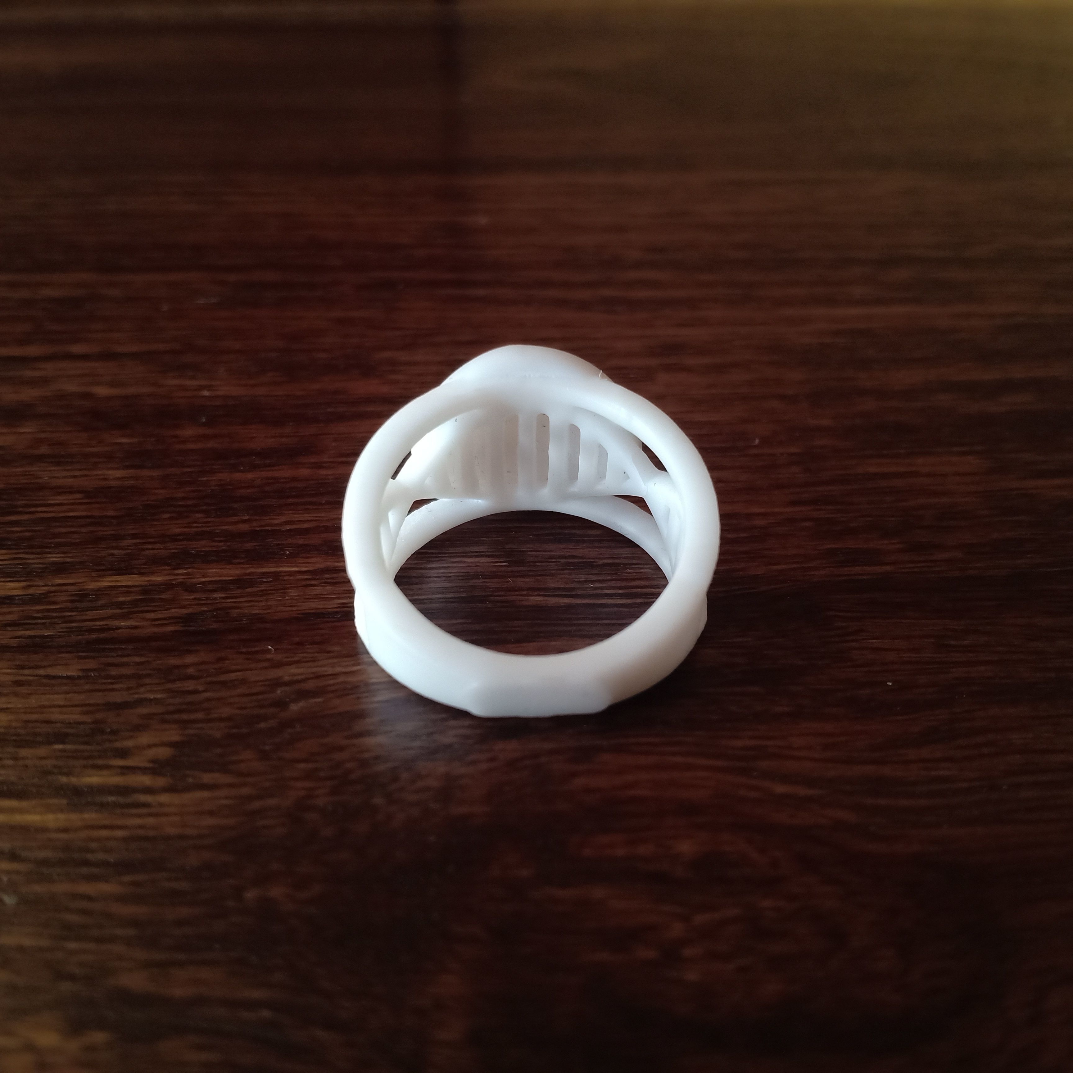 DNA ring 3D print model_3