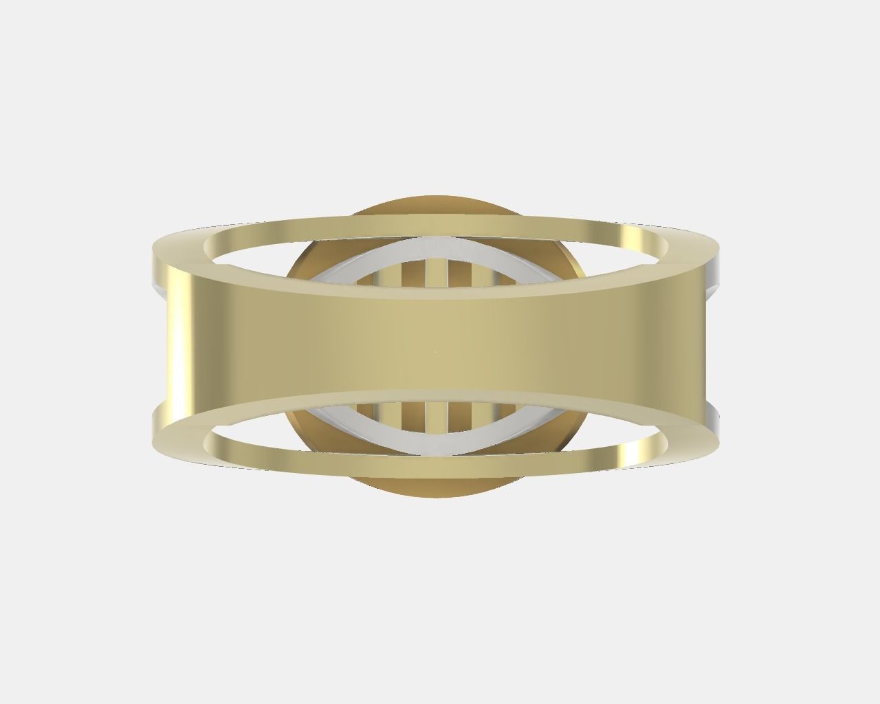 DNA ring 3D print model_6