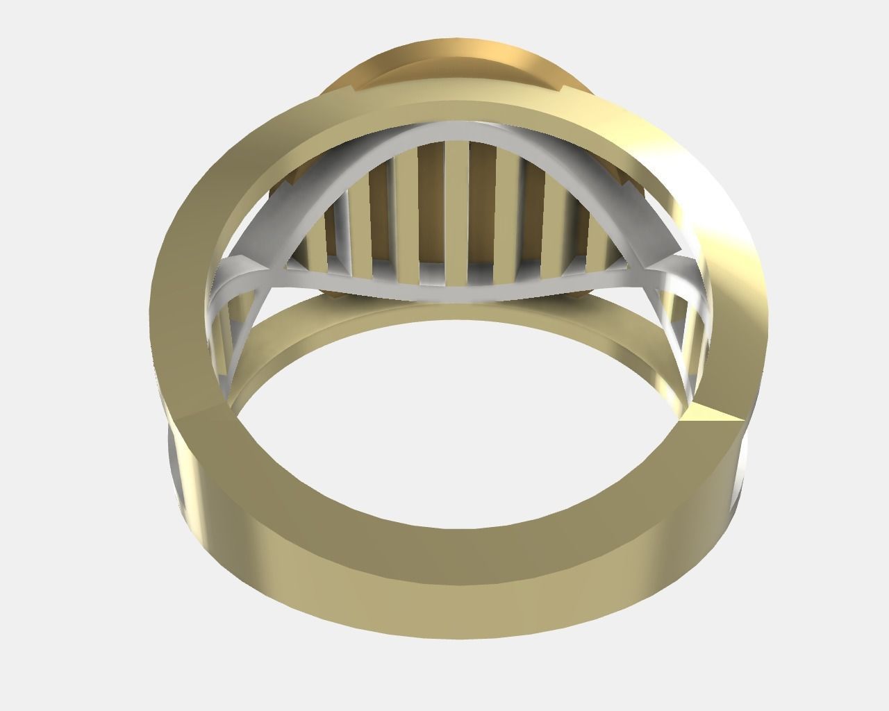 DNA ring 3D print model_5