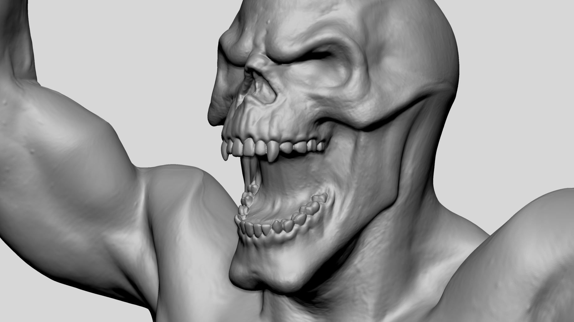Skeletor Body Printable v2 3D print model_9
