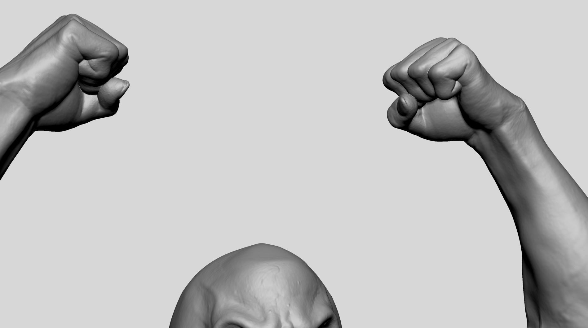 Skeletor Body Printable v2 3D print model_10