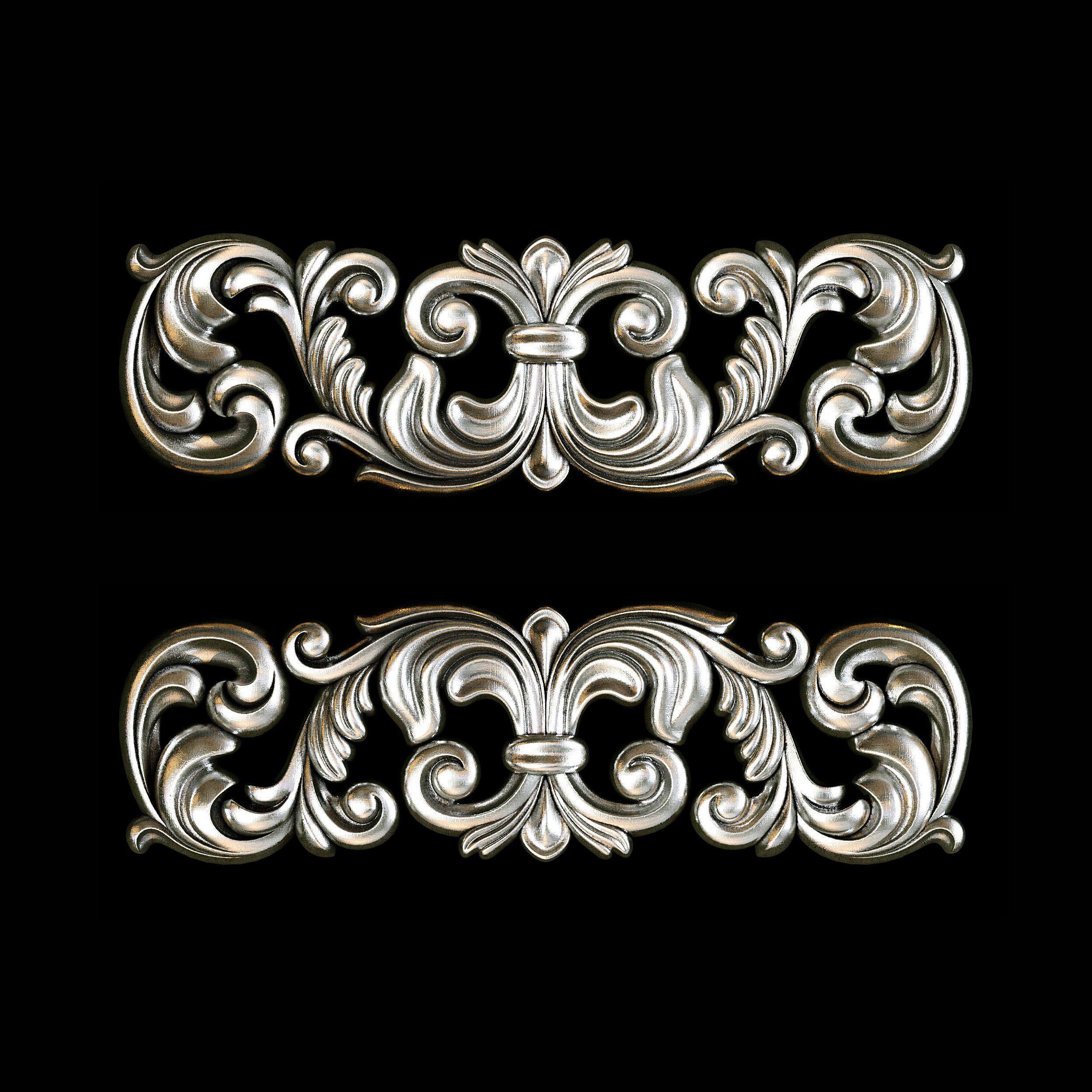 Classic carved 094 3D model_1