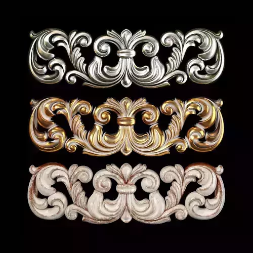 Classic carved 094 3D model Classic carved 094 3D model