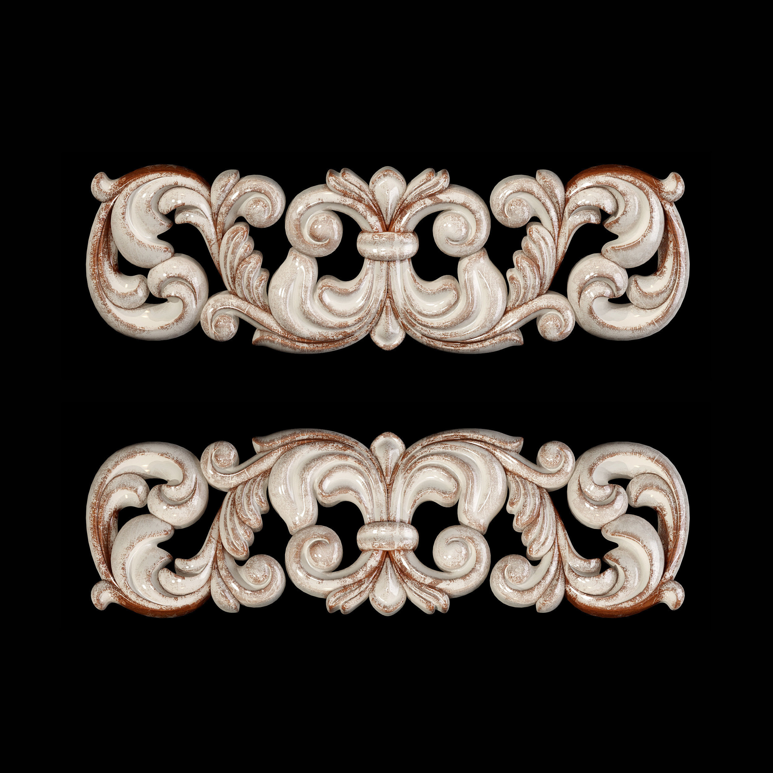 Classic carved 094 3D model_3