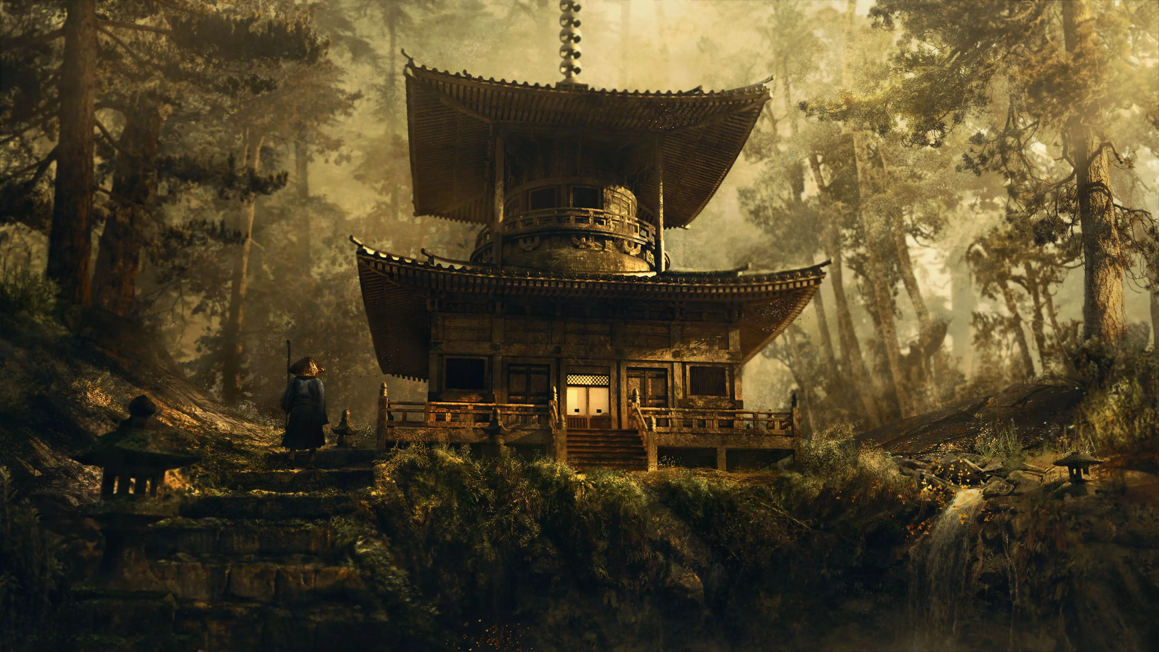 Japanese Temple Pack 3D model_0