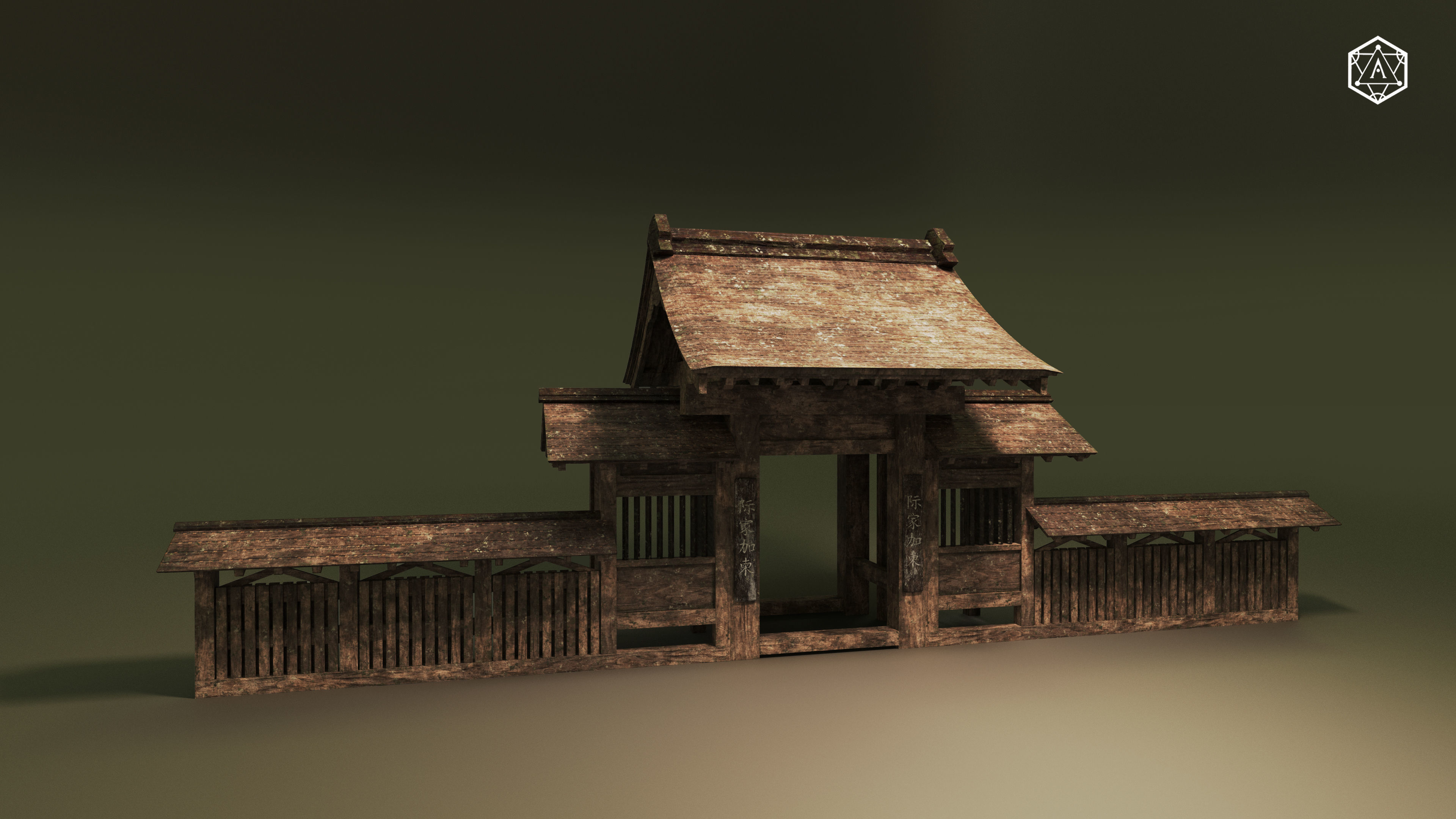 Japanese Temple Pack 3D model_3