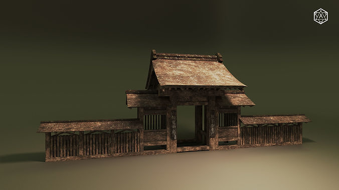 Japanese Temple Pack  3D model 4