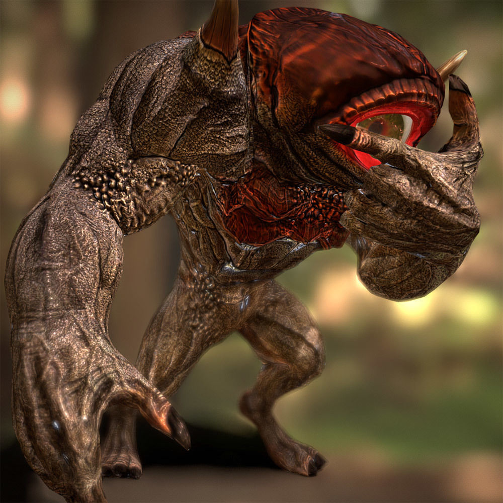 3DRT - Cyclopes Low-poly 3D model_2