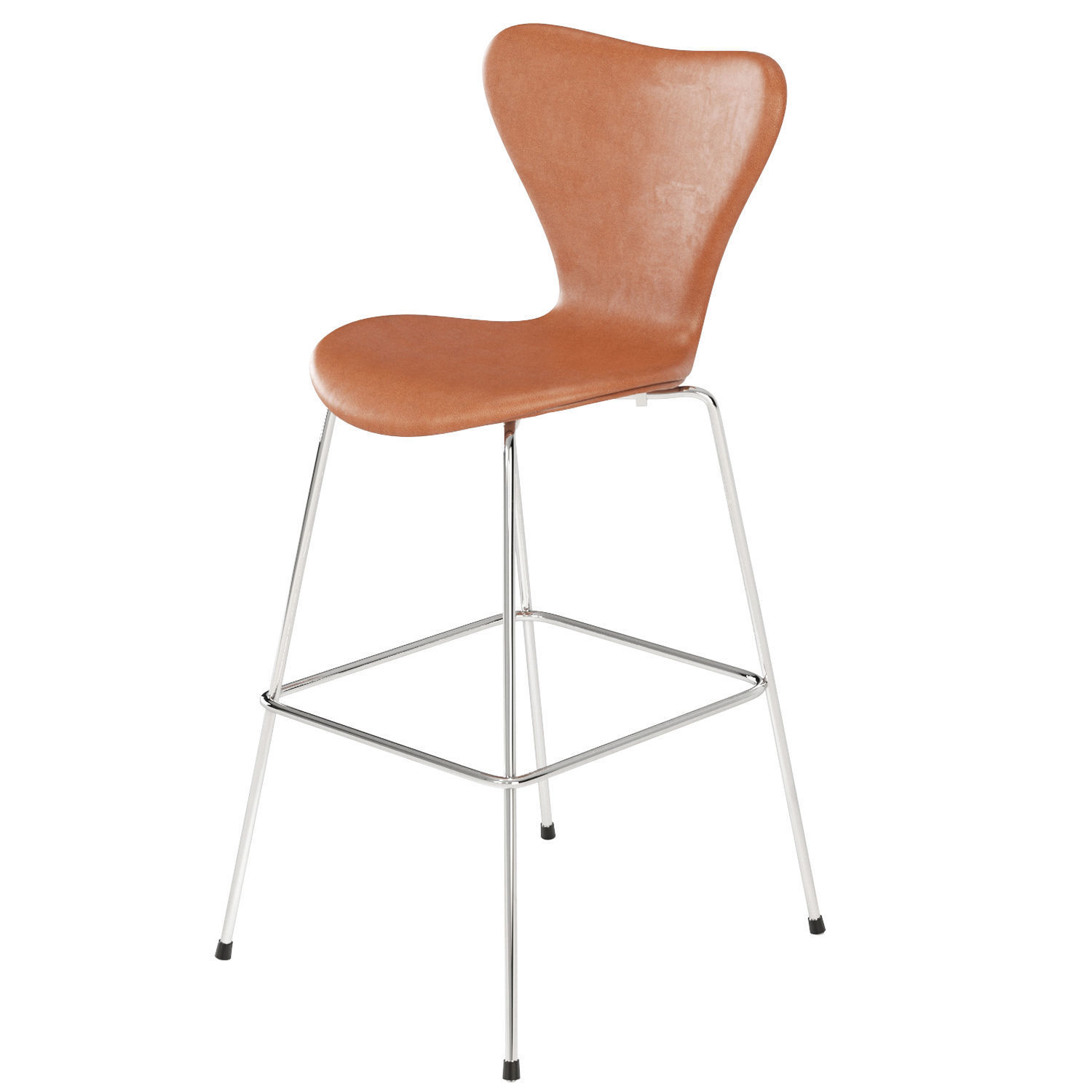 Arne Jacobsen Series 7 Barstool Fritz Hansen 3D model_5