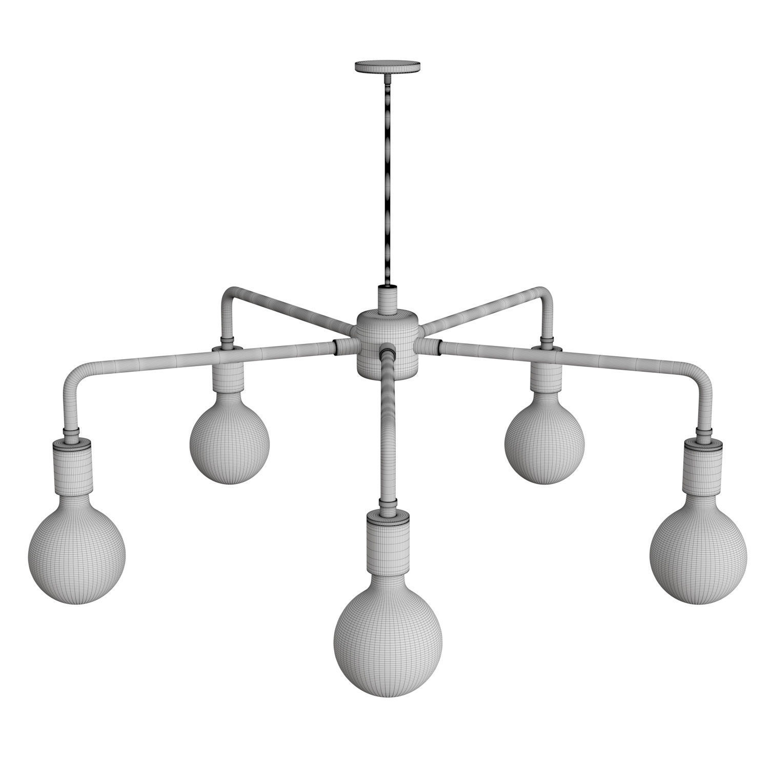 Leonard Chandelier 3D model_4