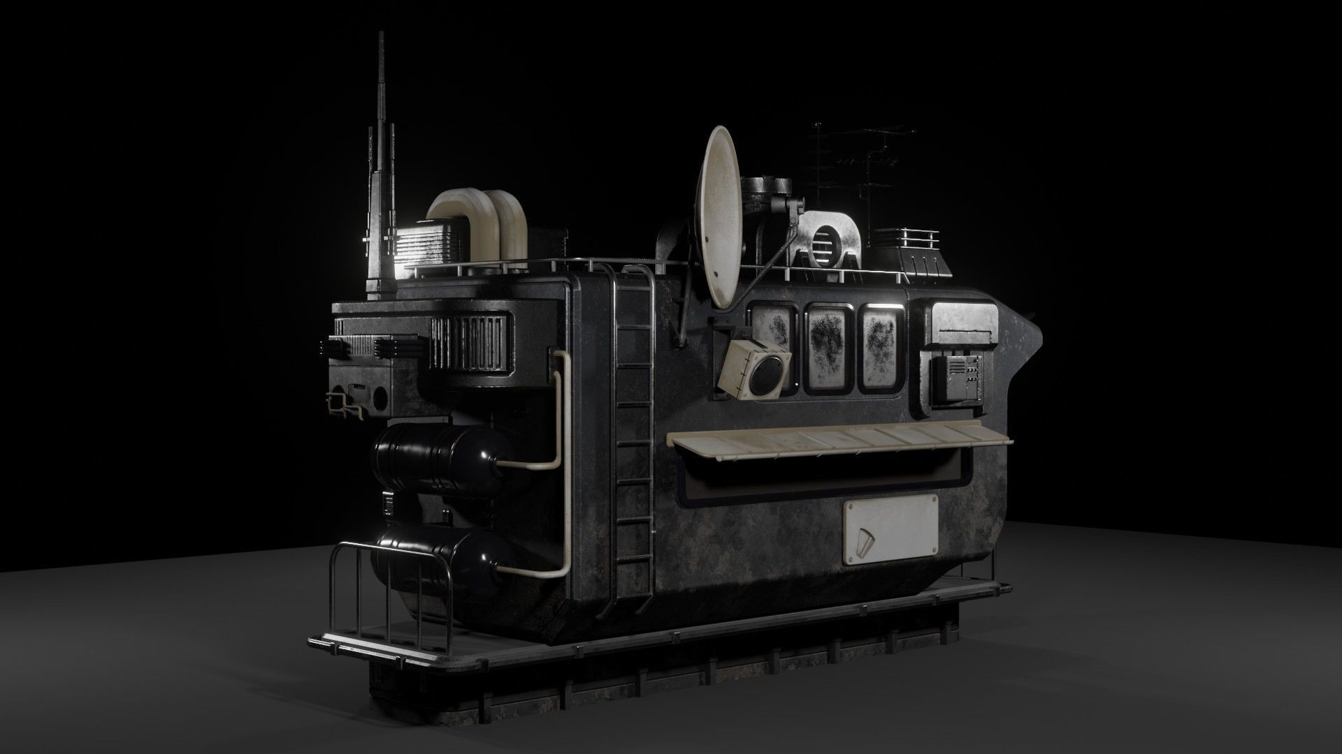 Sci-Fi Watchtower 3D model_10