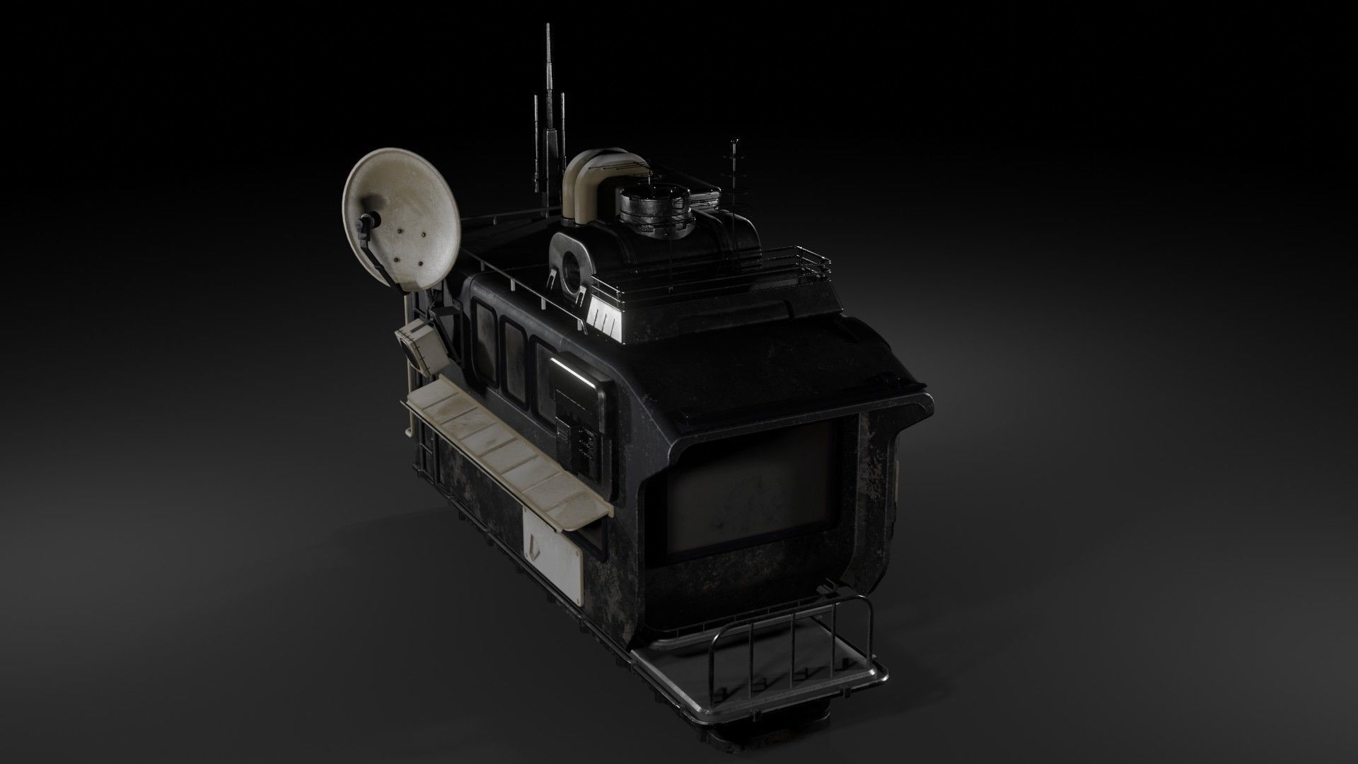 Sci-Fi Watchtower 3D model_12