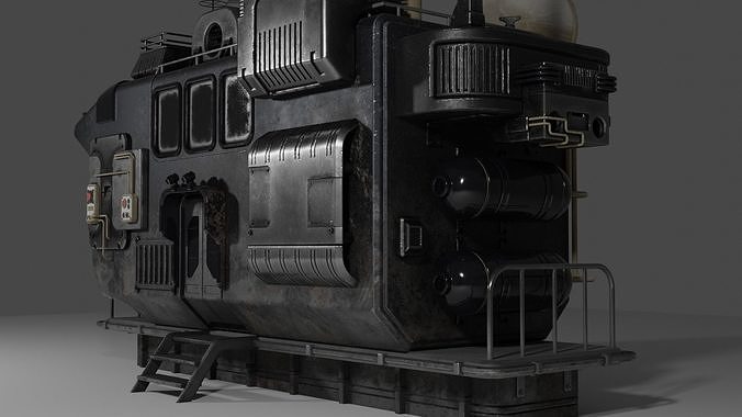 Sci-Fi Watchtower 3D model