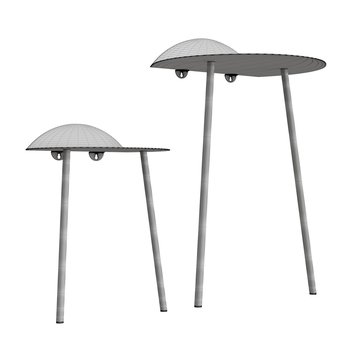 Yeh Wall Table 3D model_4