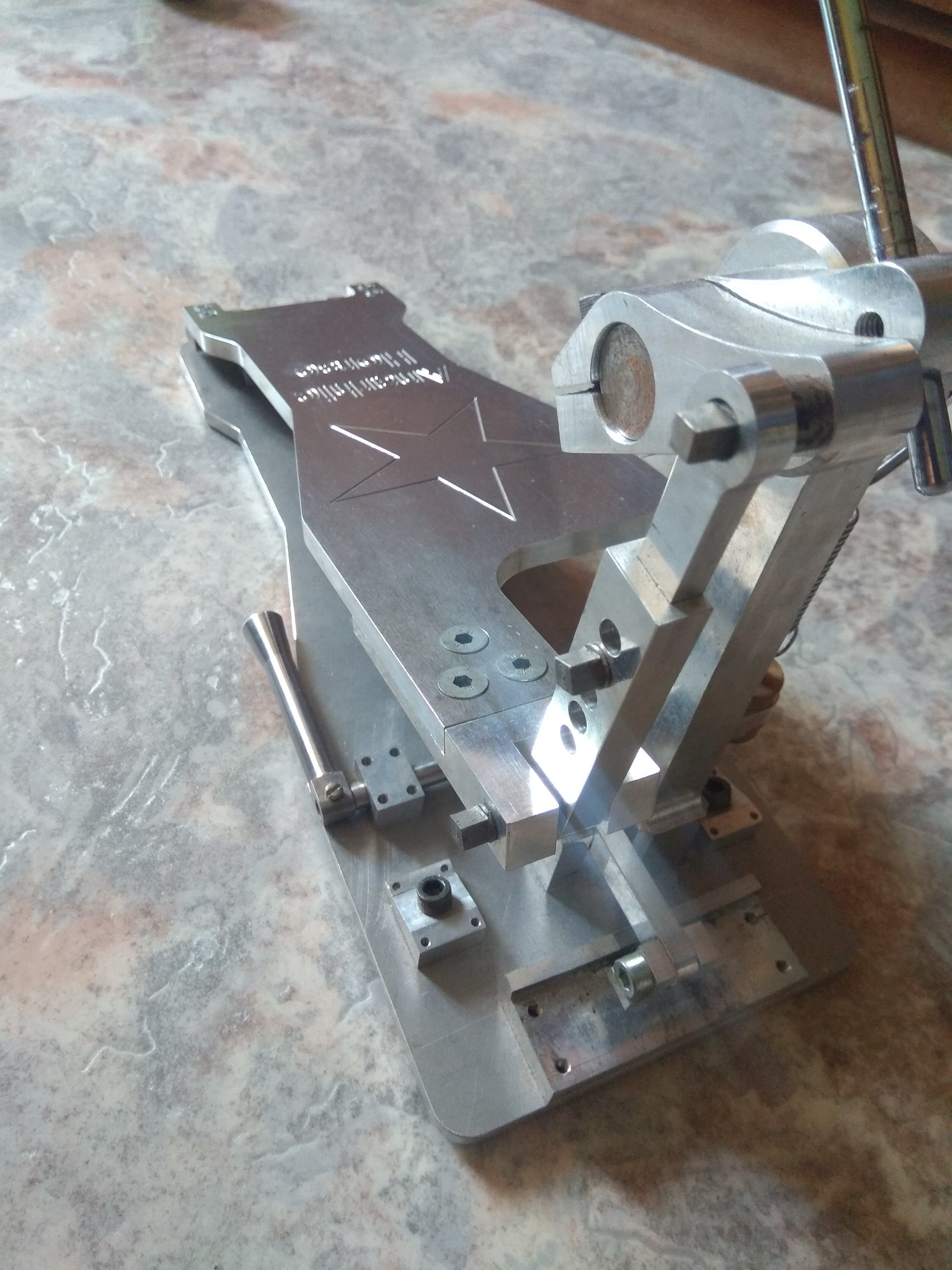 Bass drum pedal 3D model_11