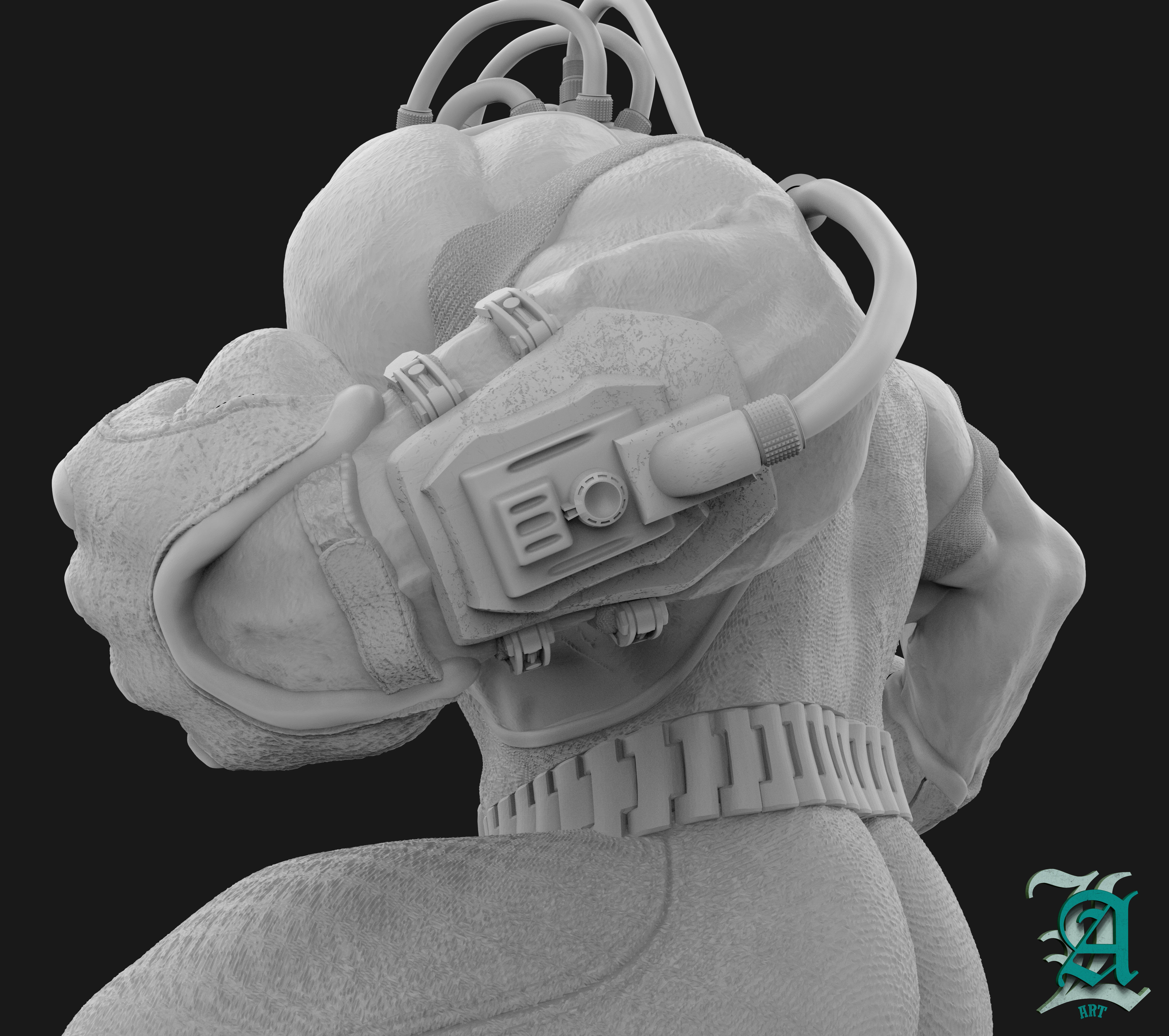 Bane - Brake you  3D print model_15