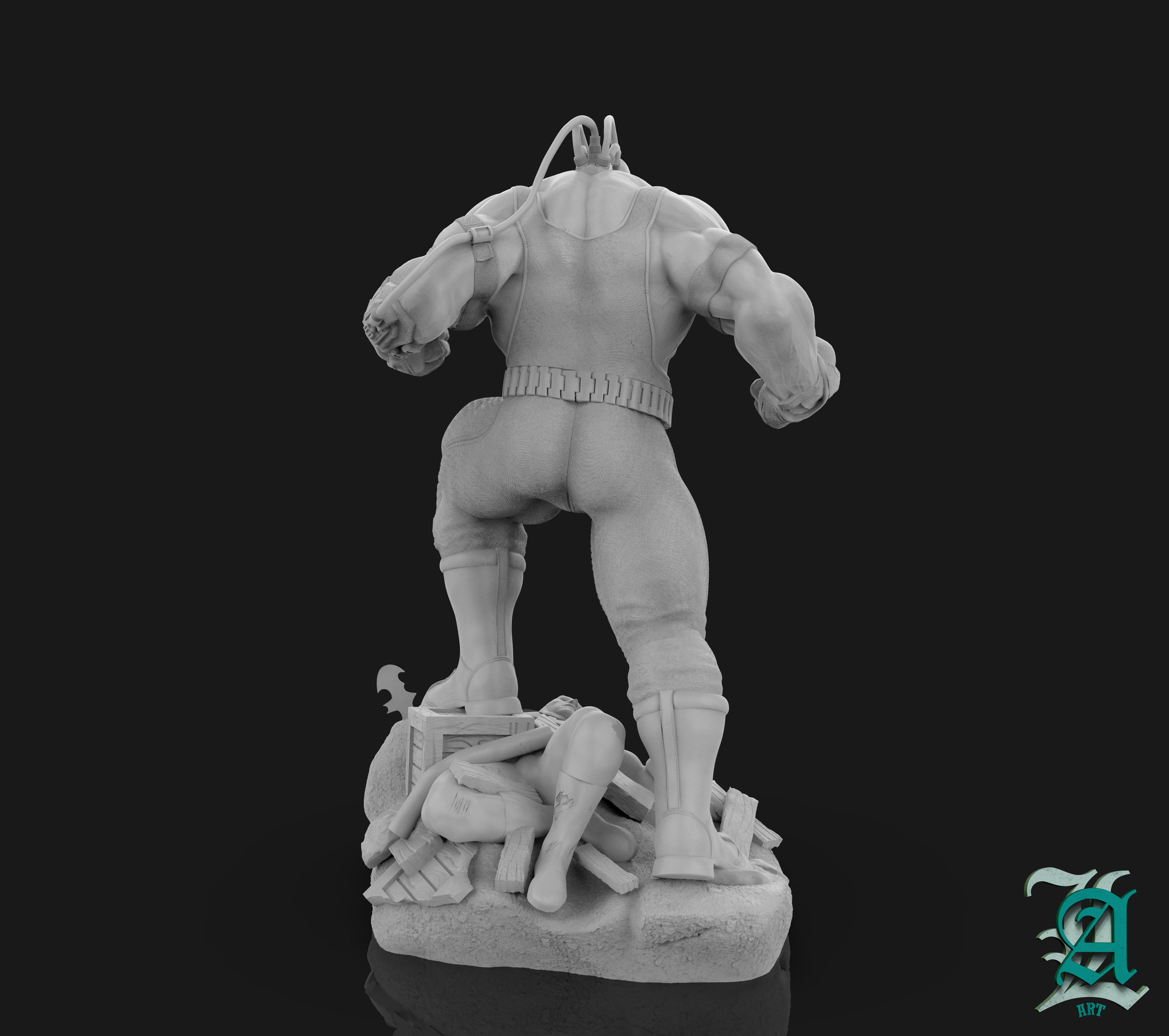 Bane - Brake you  3D print model_13