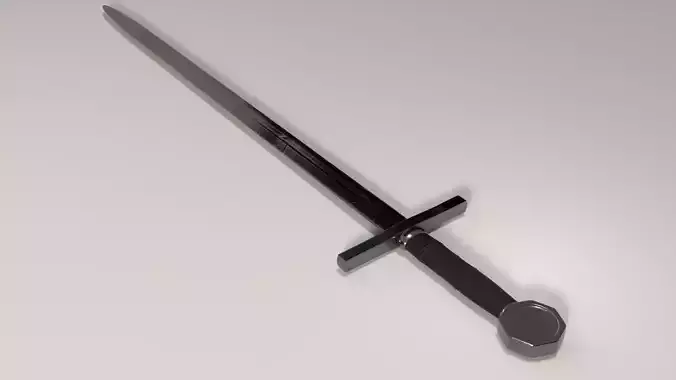 Realistic Medieval Sword