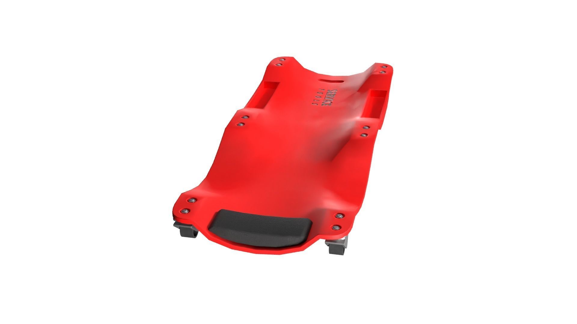 Service Creeper Set Low-poly 3D model_4