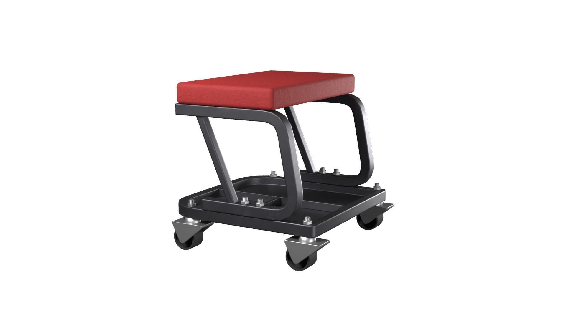 Service Creeper Set Low-poly 3D model_8