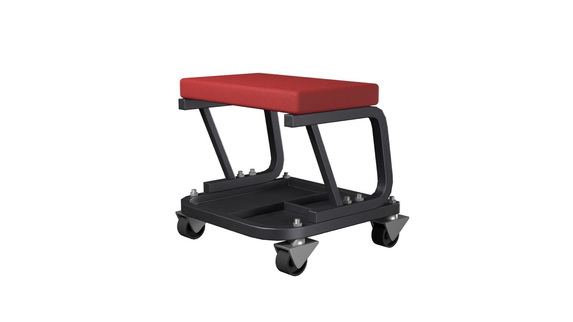 Service Creeper Set Low-poly 3D model_2