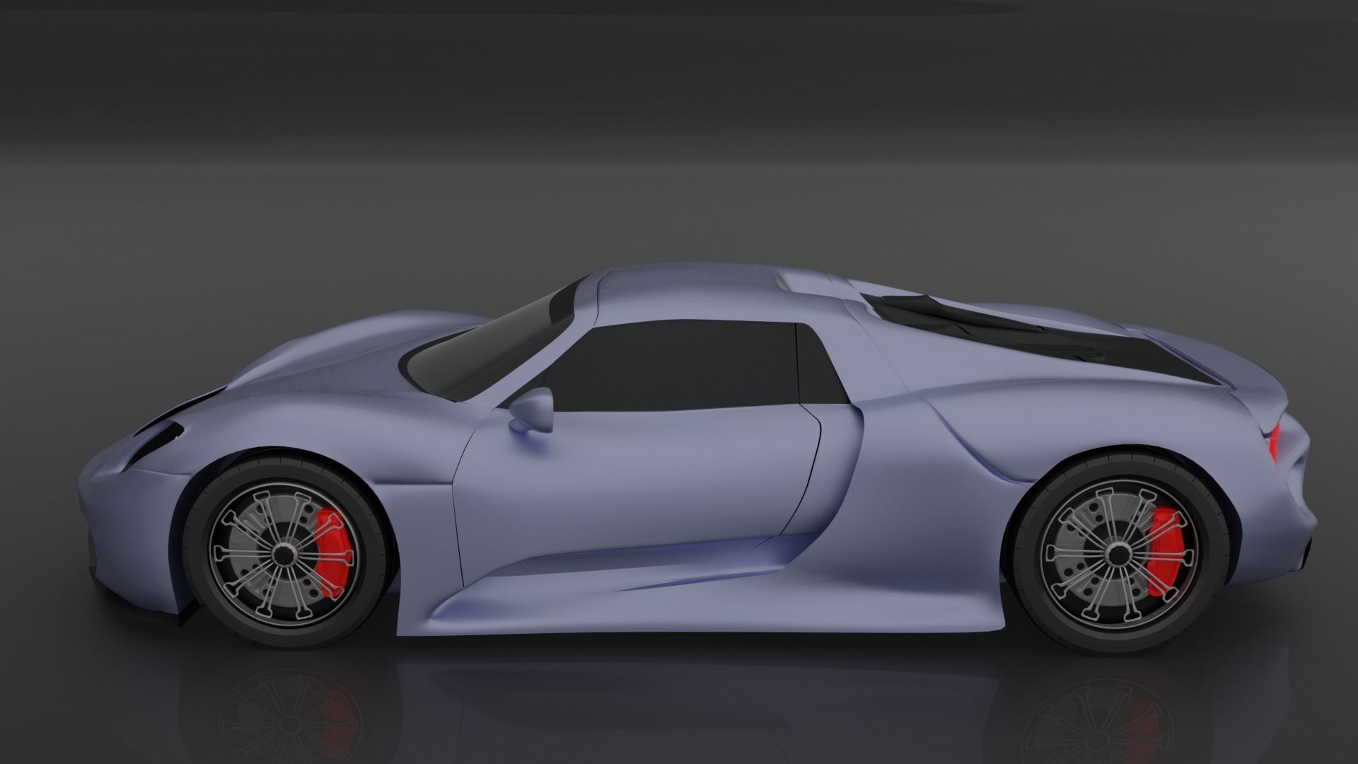 PORSCHE 918 Free 3D model_2