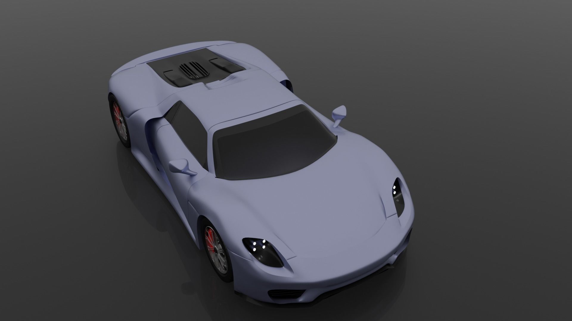 PORSCHE 918 Free 3D model_1