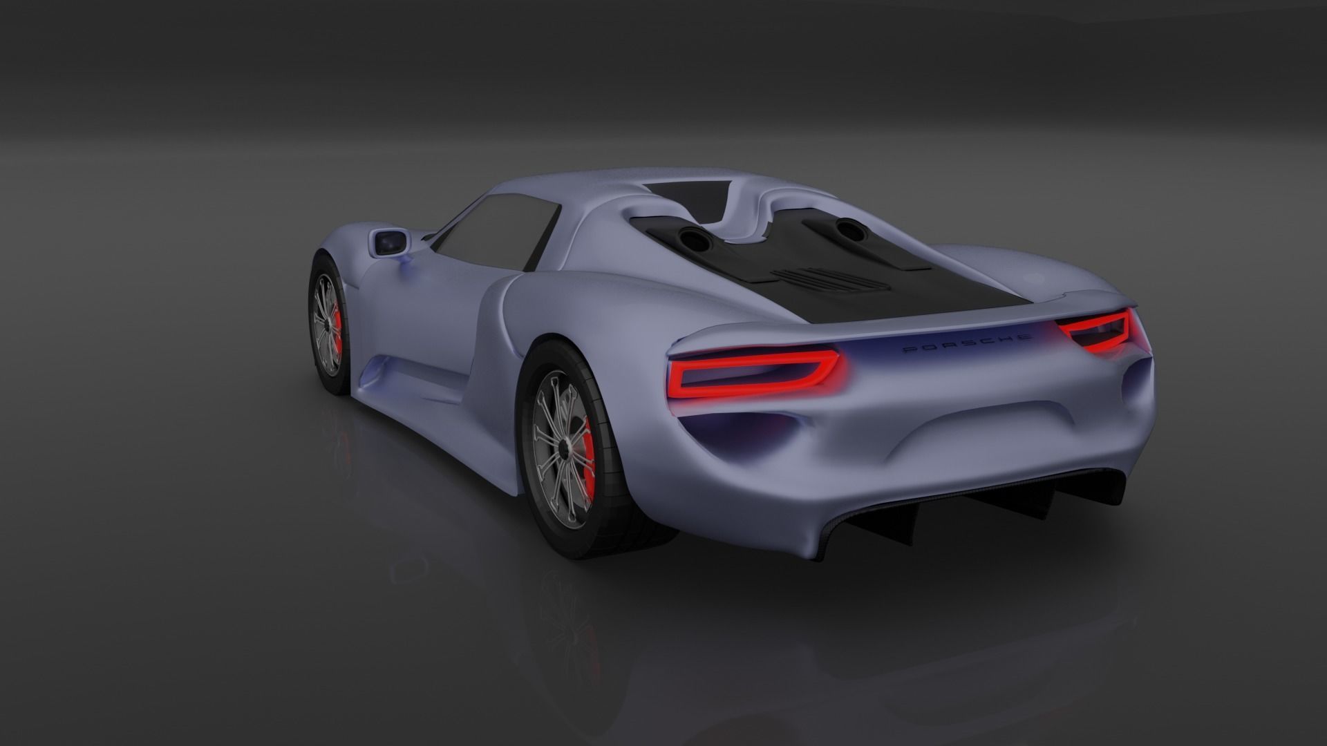 PORSCHE 918 Free 3D model_3