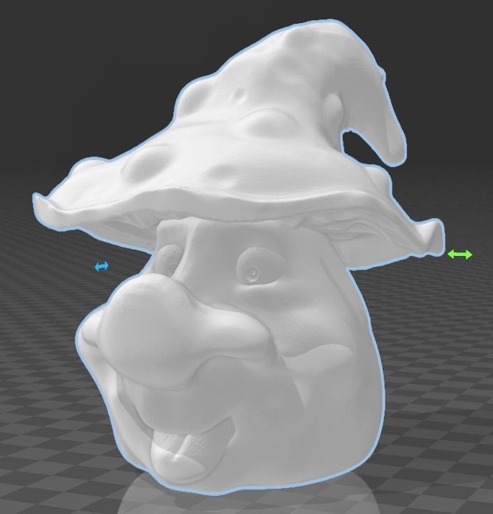 Toadstool figure 3D print model_1