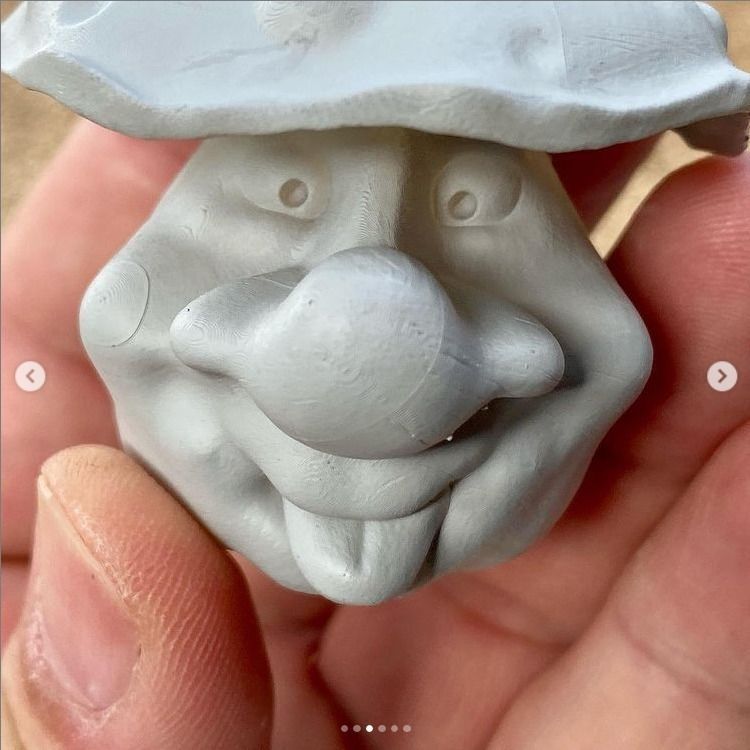 Toadstool figure 3D print model_2