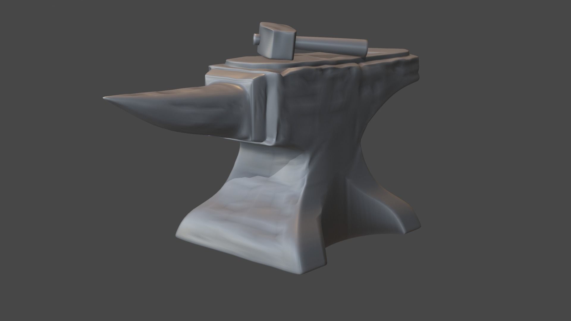 Anvil and Hammer 3D model_7