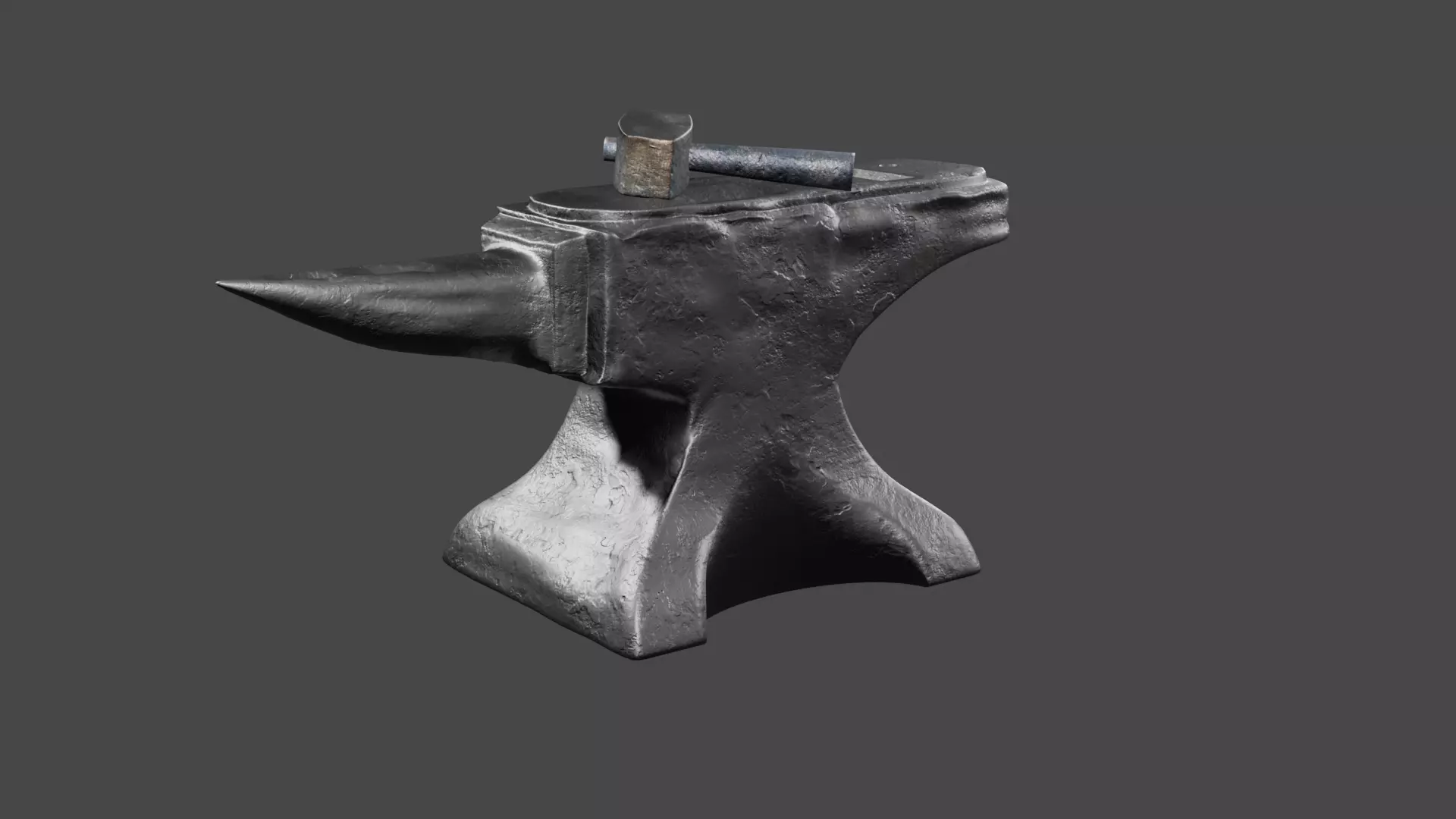 Anvil and Hammer 3D model_0