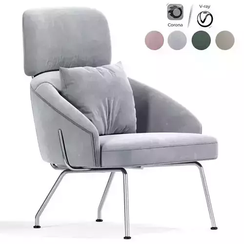 Bonaldo Bahia Armchair 3D model