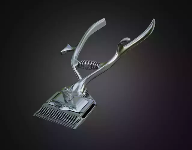 Vintage manual hair clippers