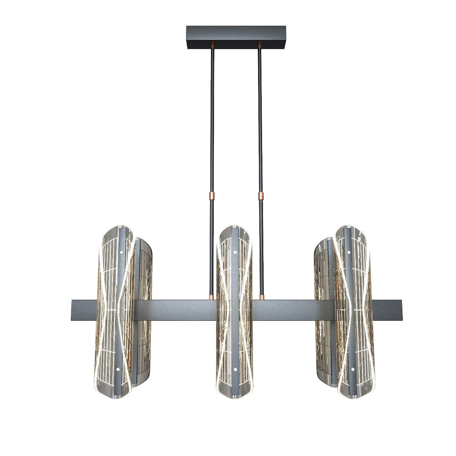 Acrylic Transformable Pendant Light 3D model_2