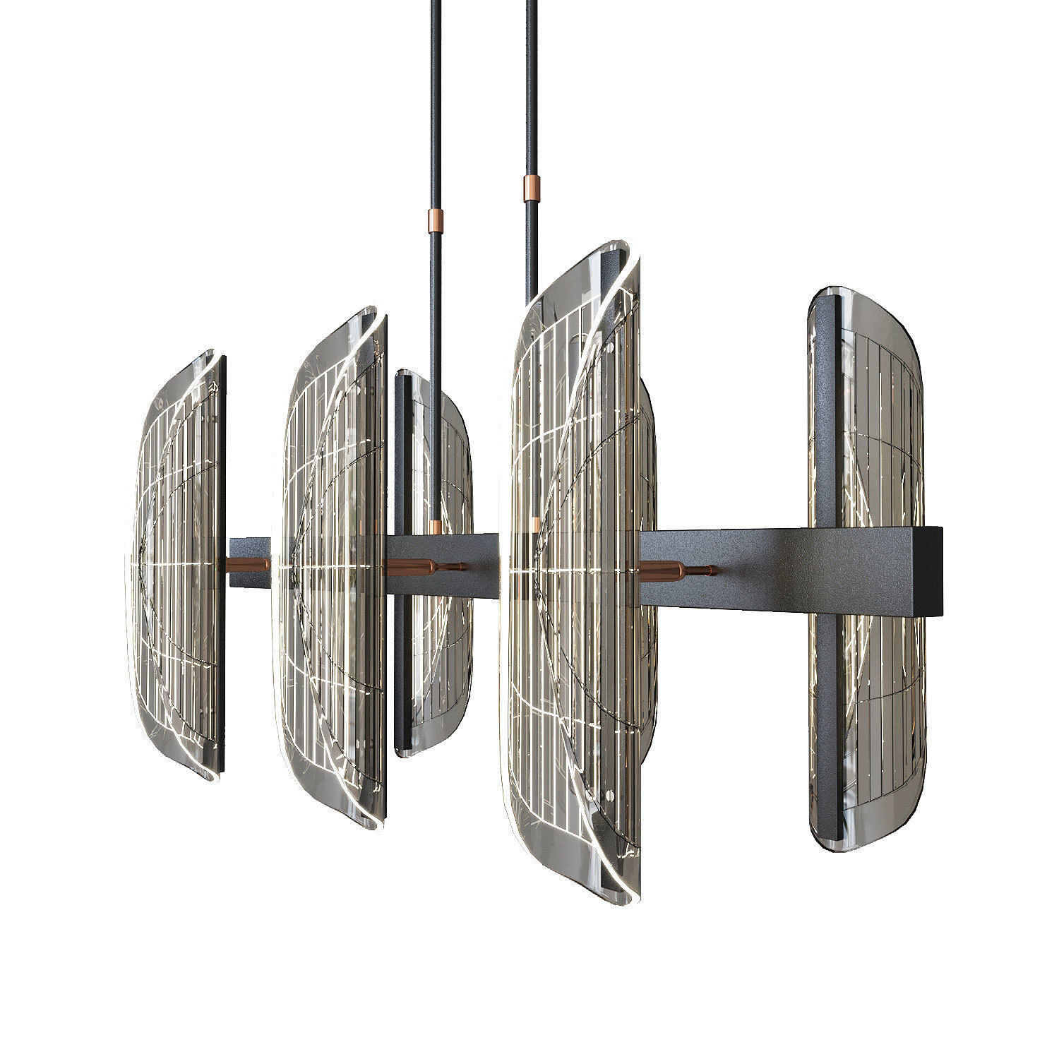 Acrylic Transformable Pendant Light 3D model_3