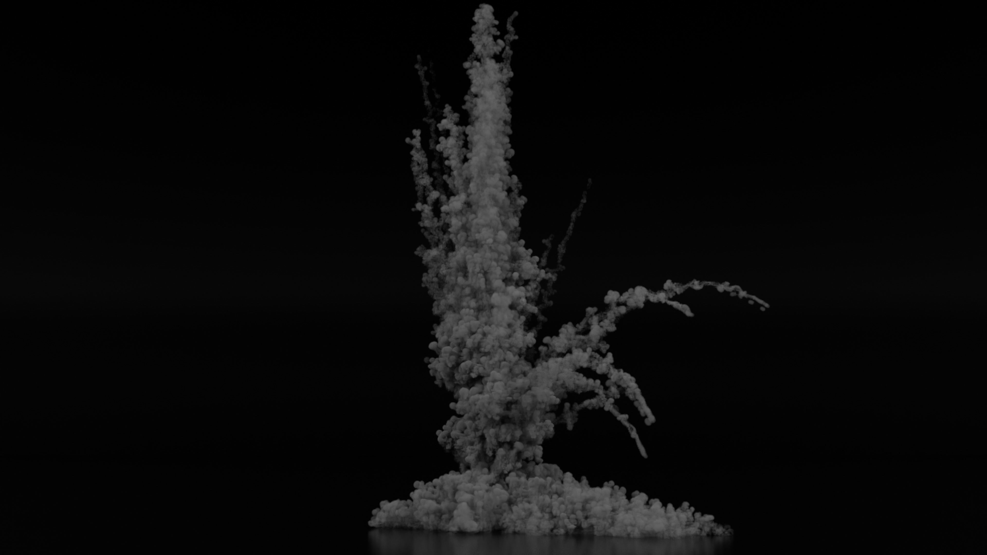 Airstrike Explosion 2 3D model_5