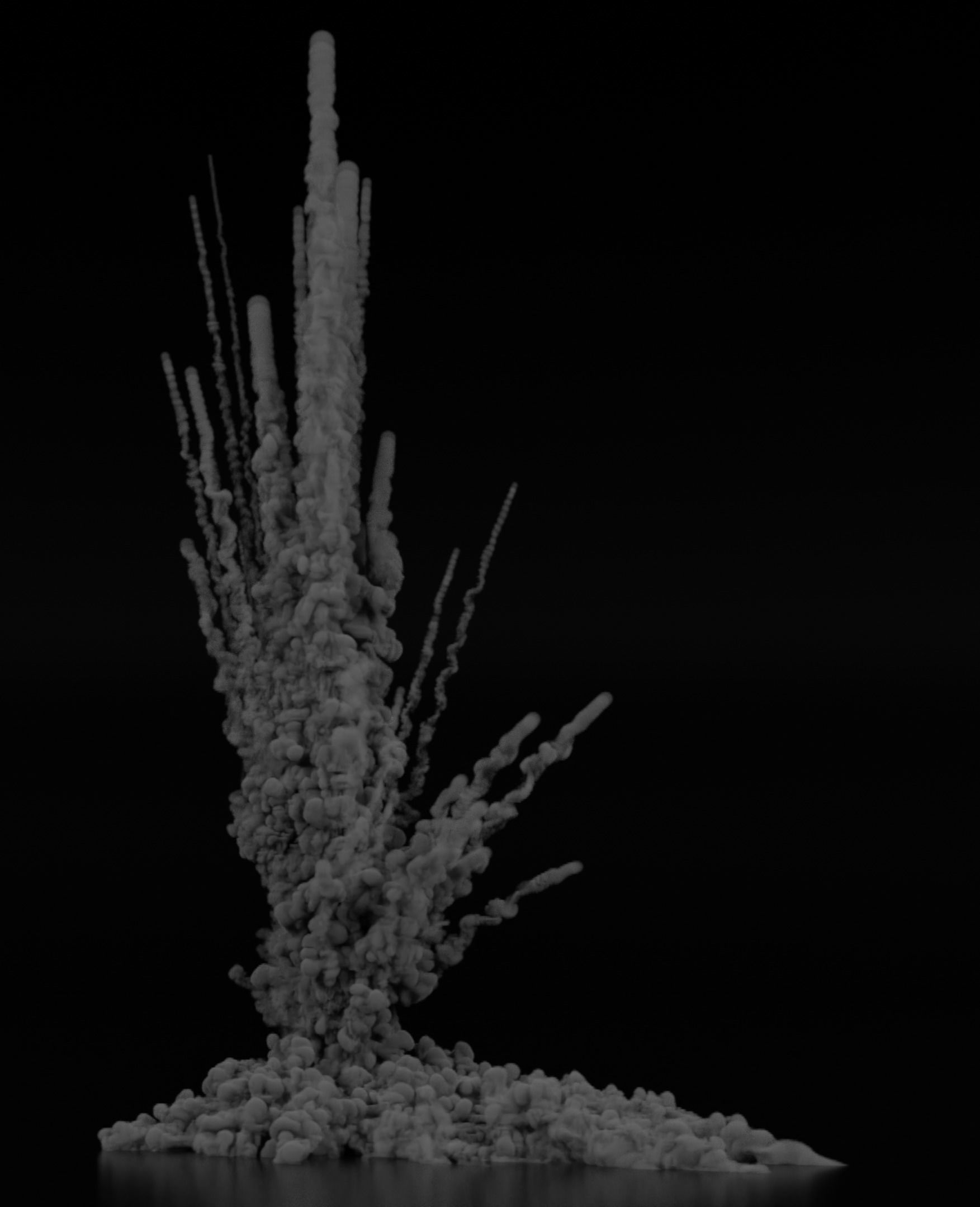 Airstrike Explosion 2 3D model_7