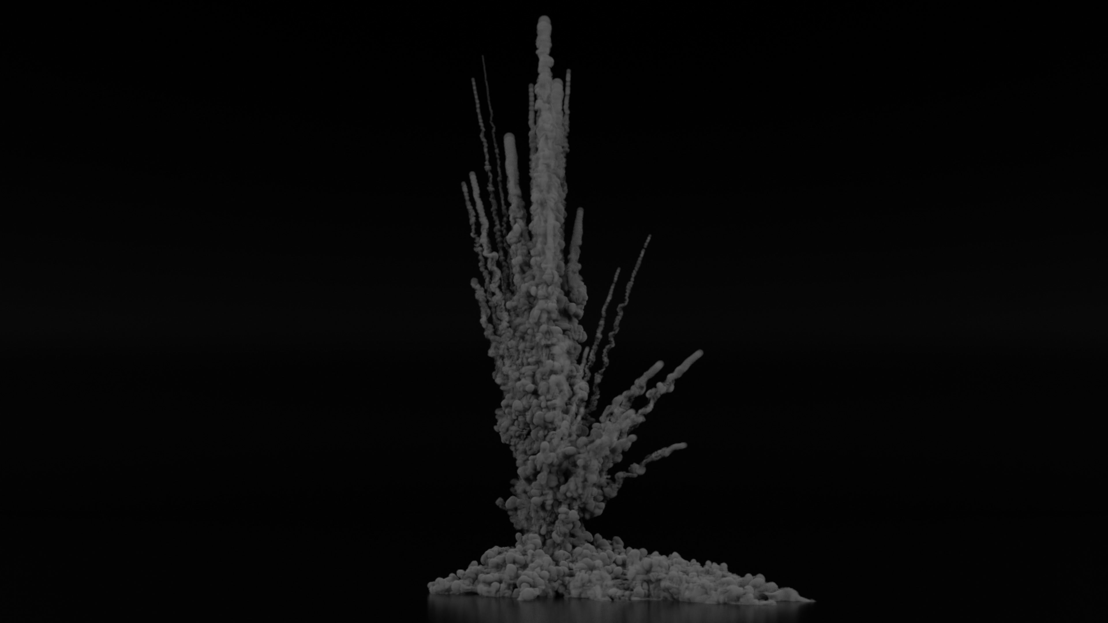 Airstrike Explosion 2 3D model_2