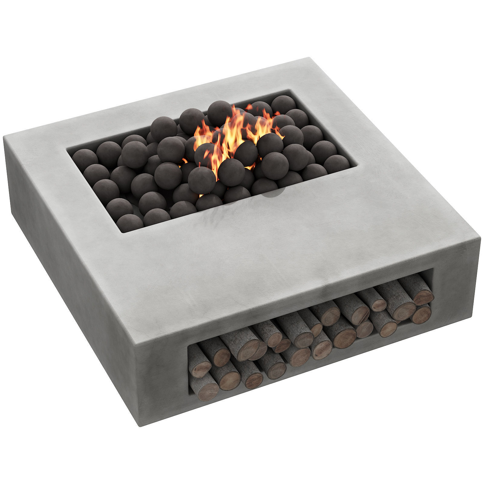 033 Concrete BBQ Light 00 3D model_11