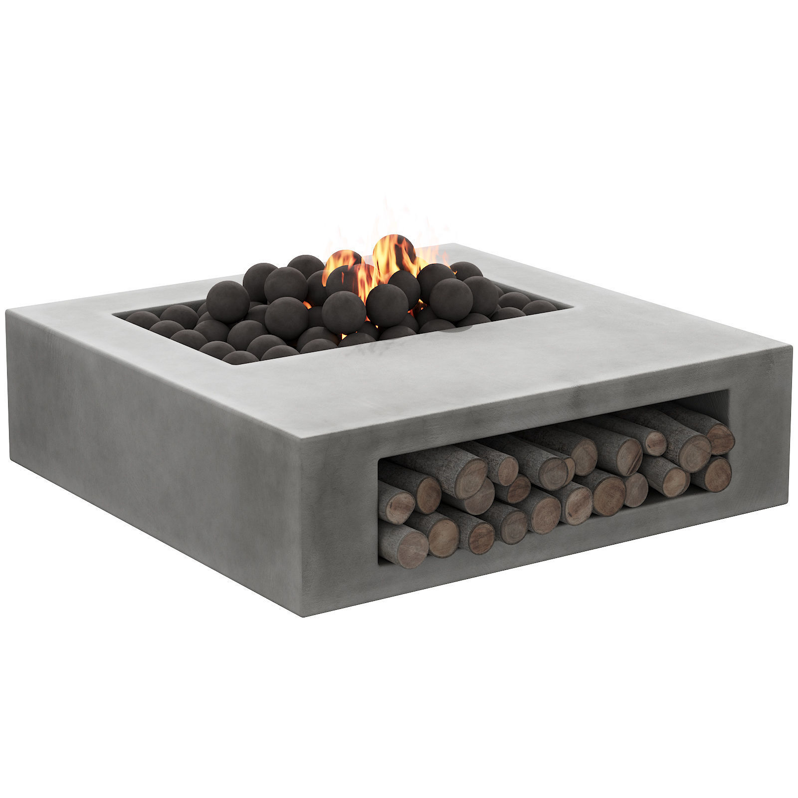 033 Concrete BBQ Light 00 3D model_12