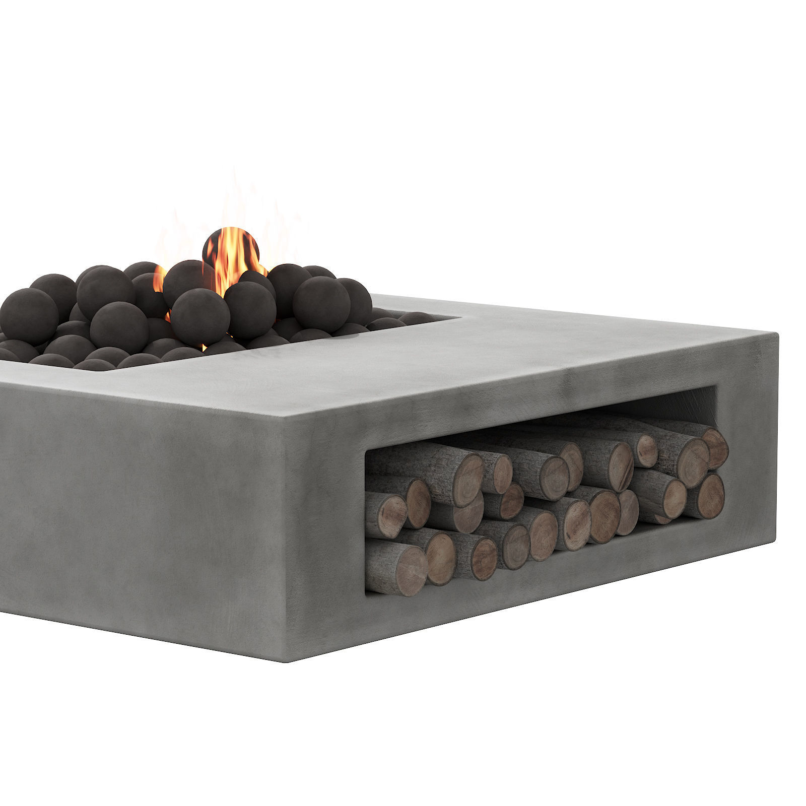 033 Concrete BBQ Light 00 3D model_13